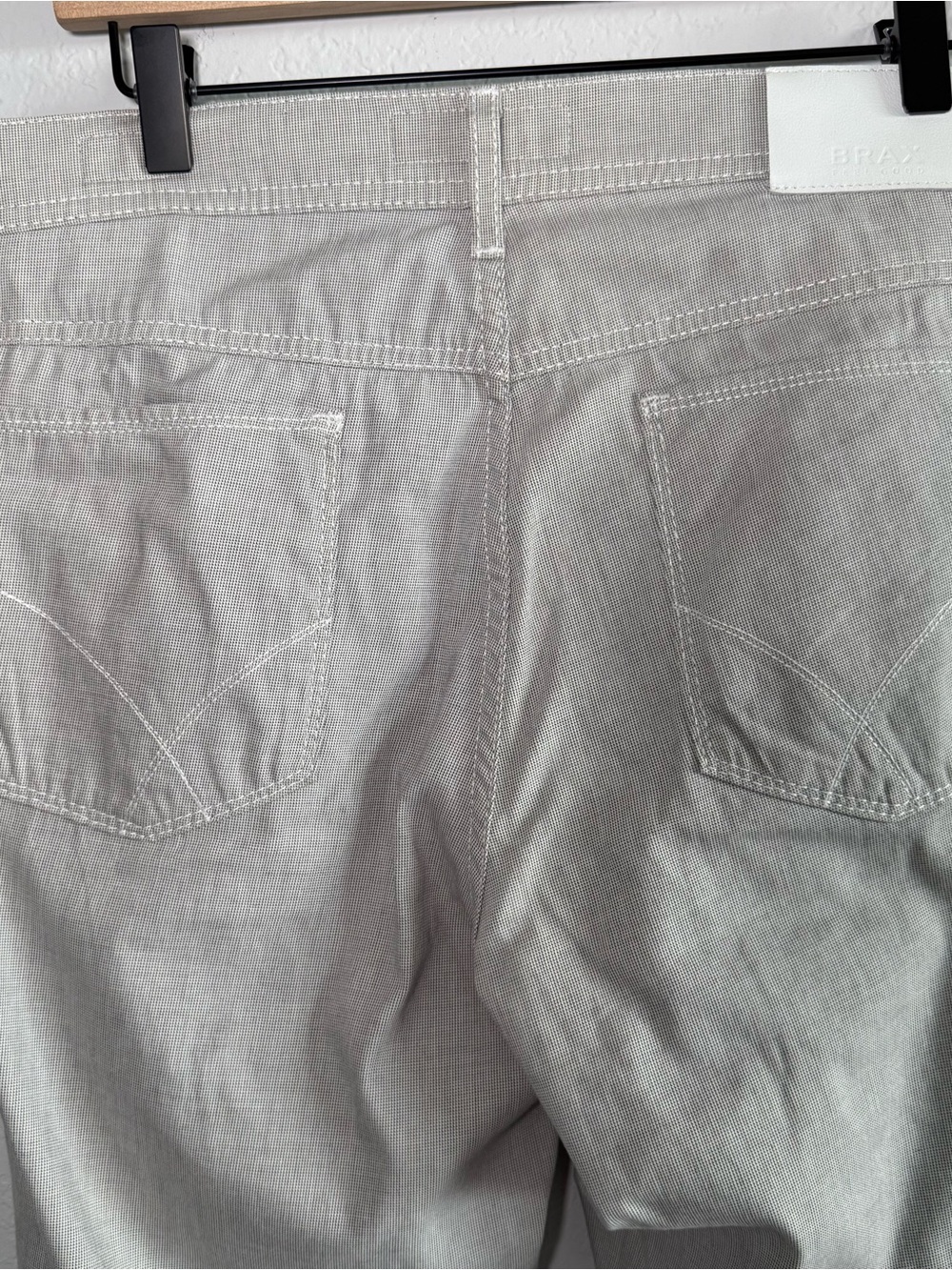 BRAX Cooper Fancy Men’s 36x32 Gray Stretch 5-Pocket Pants Regular Fit - Picture 5 of 12
